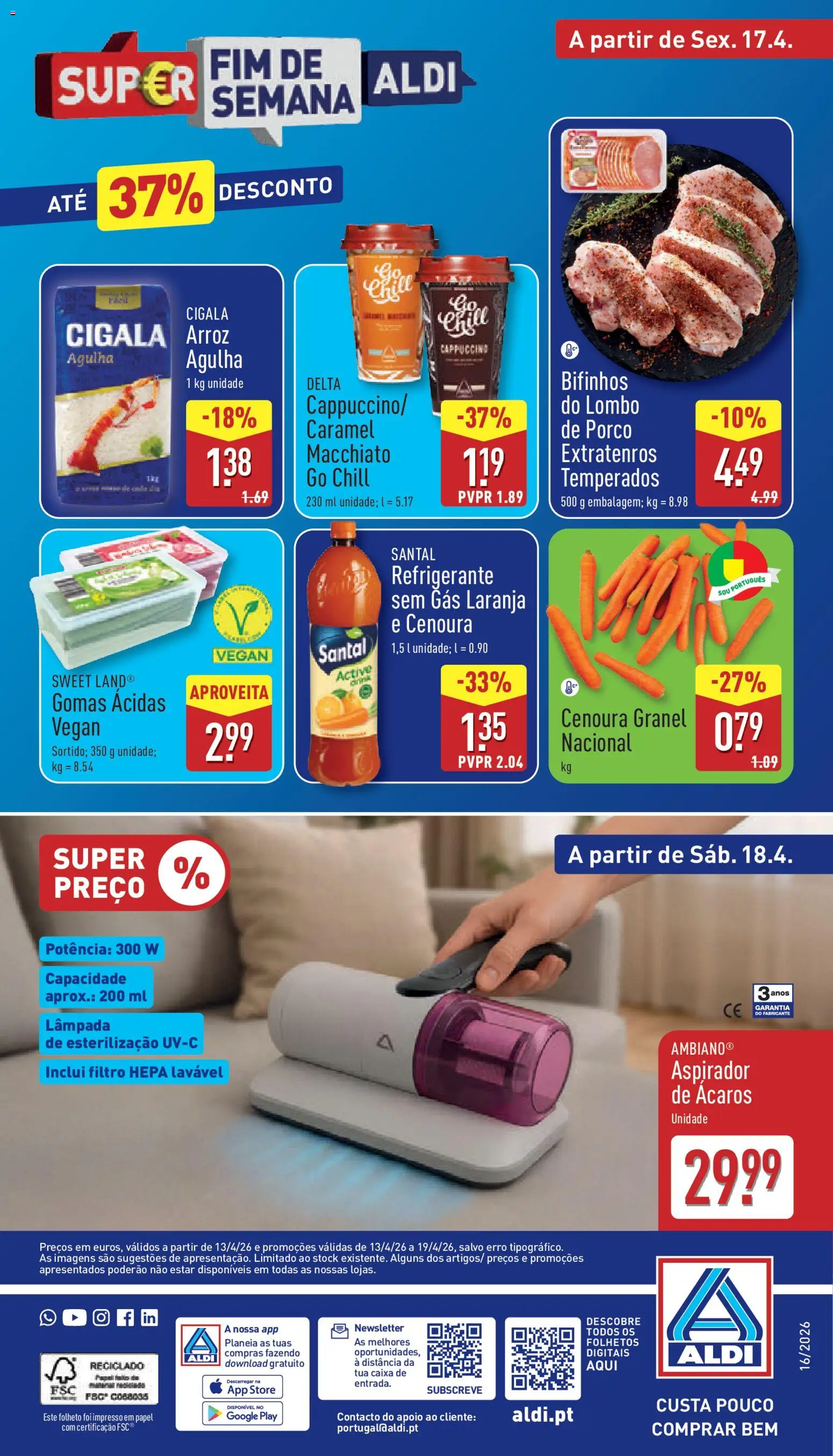 Aldi folheto │ válido de 13.04.2026 | Página: 38 | Produtos: Refrigerante, Aspirador, Lombo, Gomas