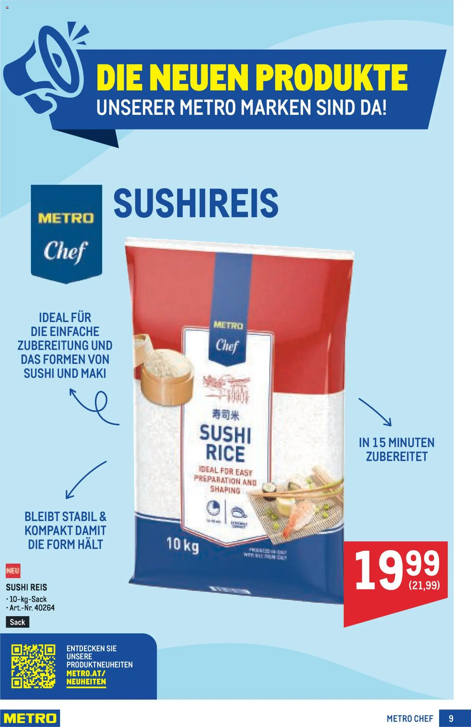 Metro angebote Profi gültig ab 13.11.2025 | Seite: 9 | Produkte: Reis