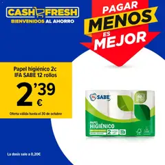Vista previa Cash Fresh folleto válido desde el 27.10.2025 | Página: 3 | Productos: Papel higienico