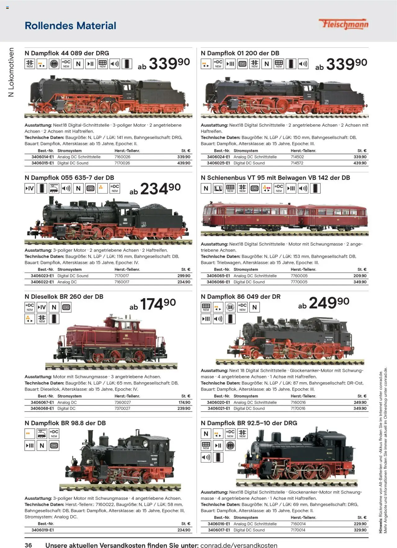 Conrad  Modellbahn Katalog - gültig ab dem 25.08.2025 | Seite: 38