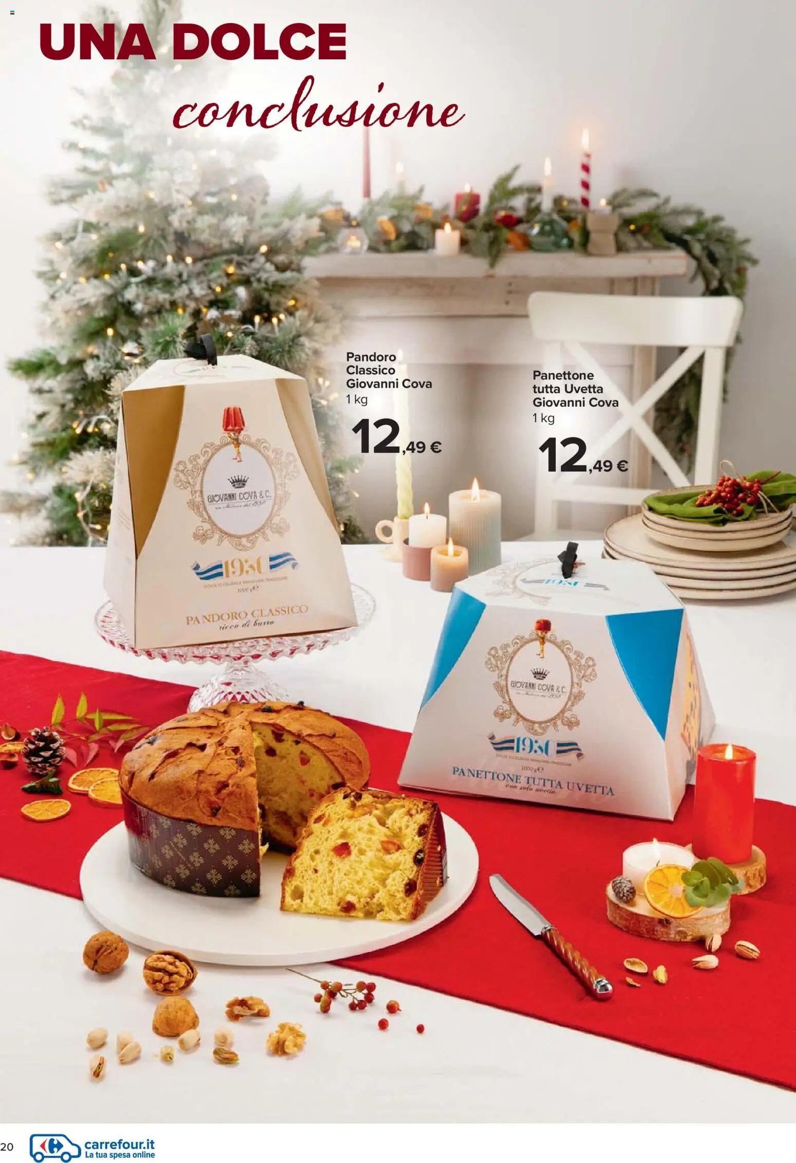 Volantino Carrefour del 27.11.2025 | Pagina: 20 | Prodotti: Pandoro, Panettone