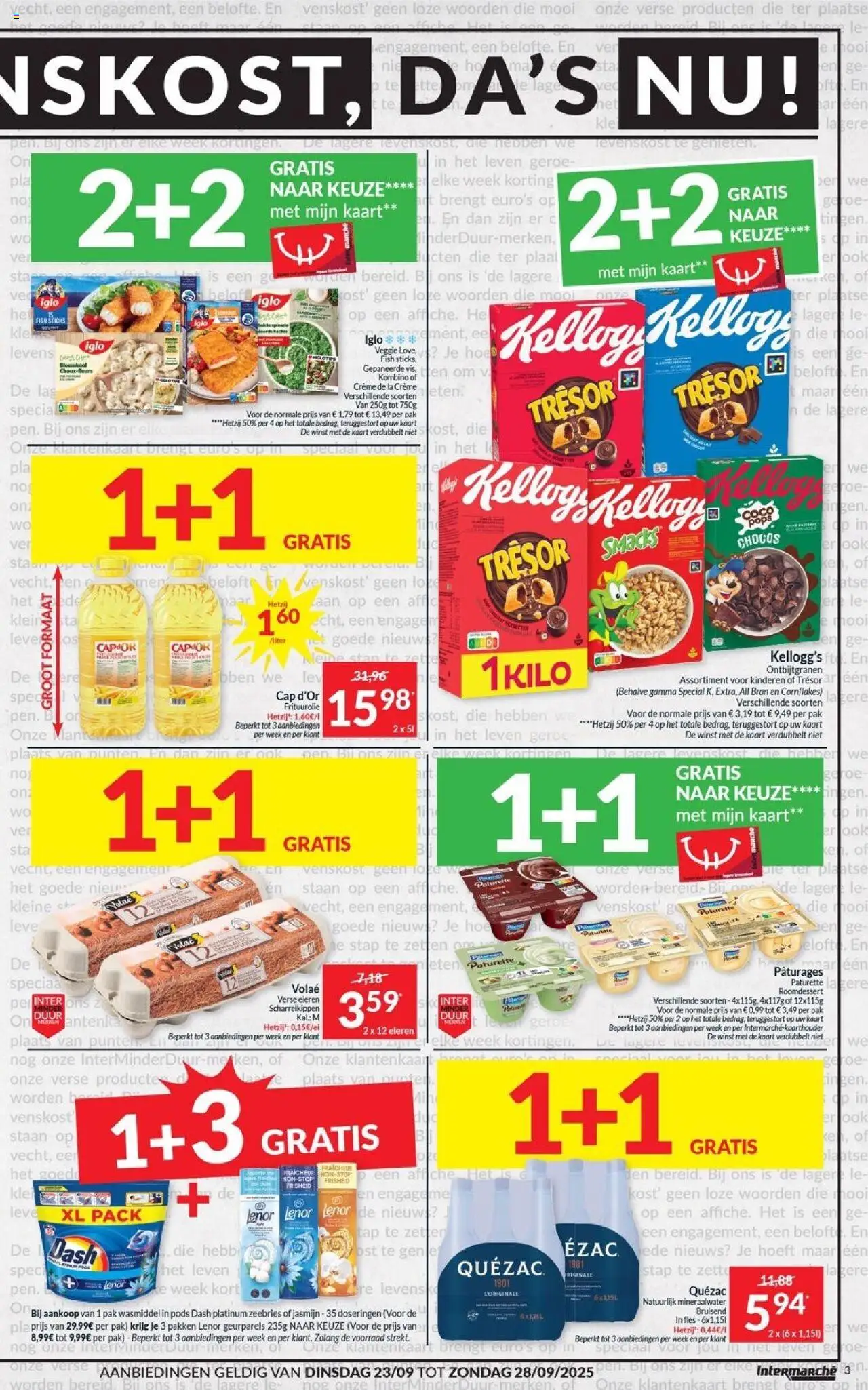  | Pagina: 3 | Producten: Crème, Kaart, Wasmiddel, Eieren