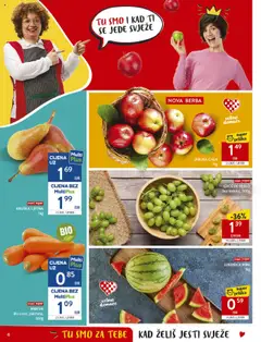 Konzum katalog | vrijedi od 27.08.2025 | Stranica: 6 | Proizvodi: Lubenica, Grožđe, Kruška, Jabuka