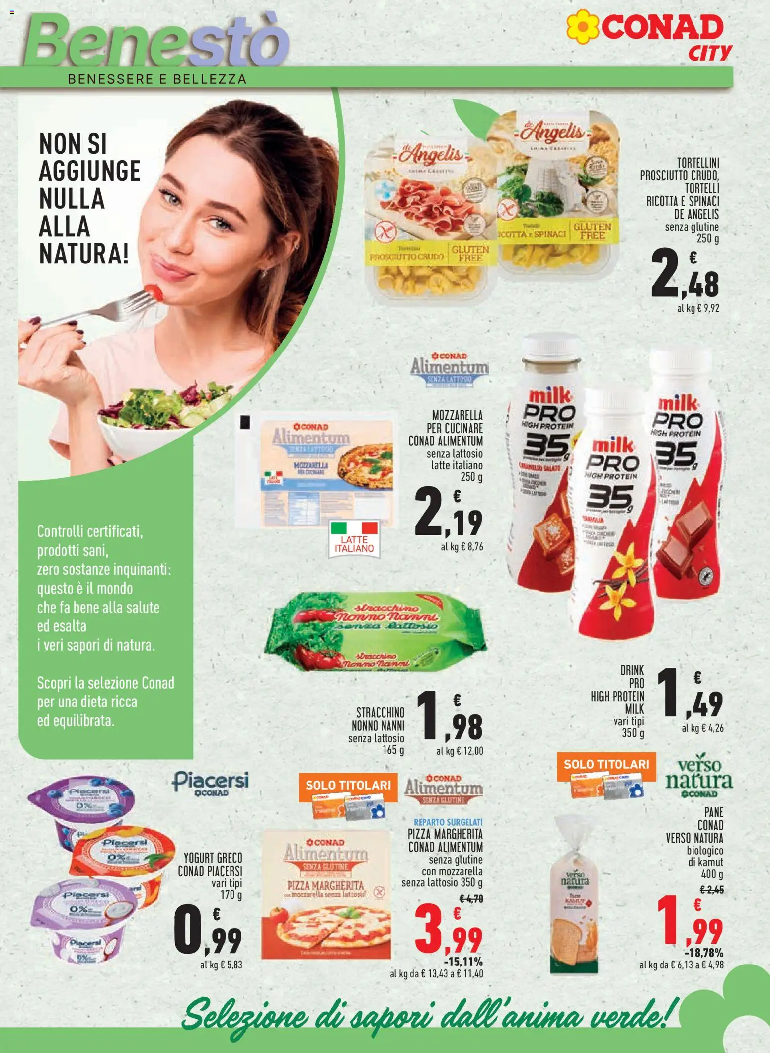 Volantino Conad del 15.01.2026 | Pagina: 11 | Prodotti: Yogurt, Mozzarella, Latte, Tortelli