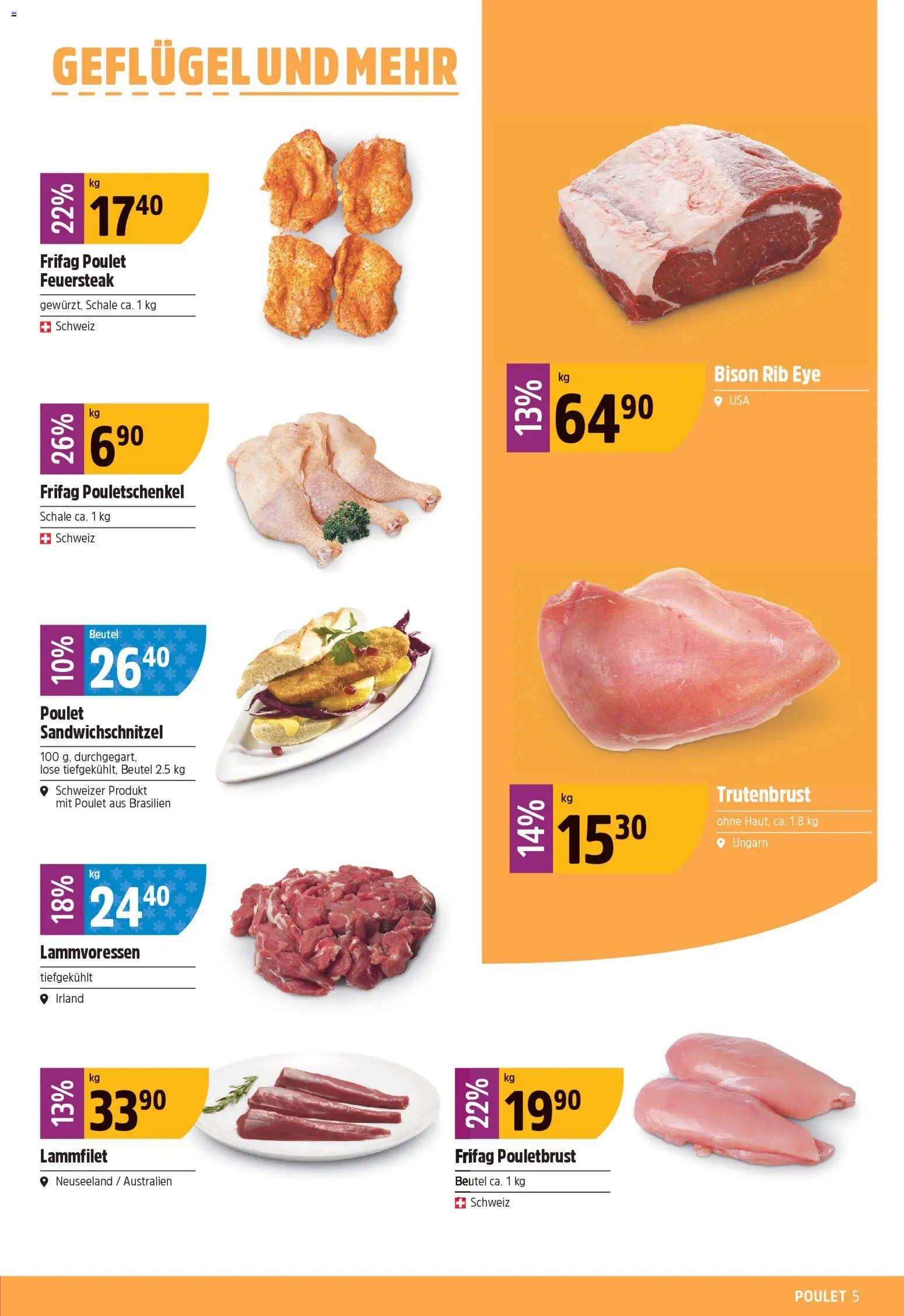 TopCC aktionen – gültig ab 06.04.2026 | Seite: 5 | Produkte: Pouletbrust