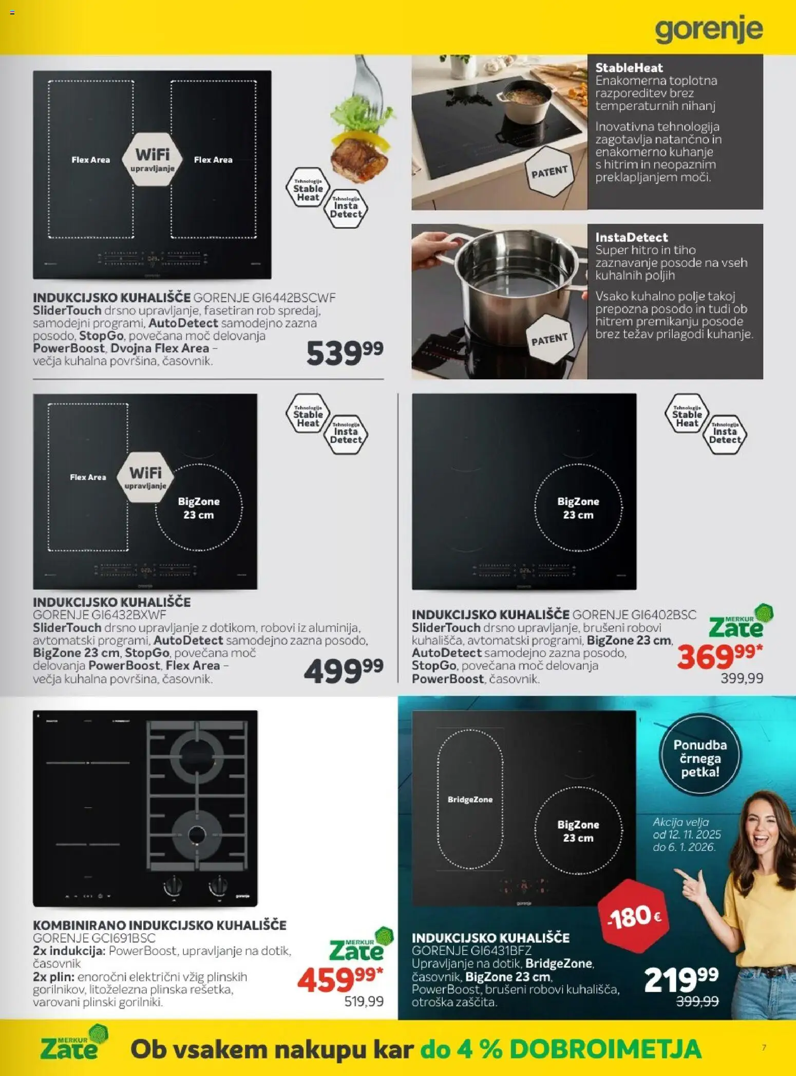 Novi Merkur katalog ponudbe – veljaven od 12.11.2025 | Stran: 7 | Izdelki: Kuhališče, Časovnik