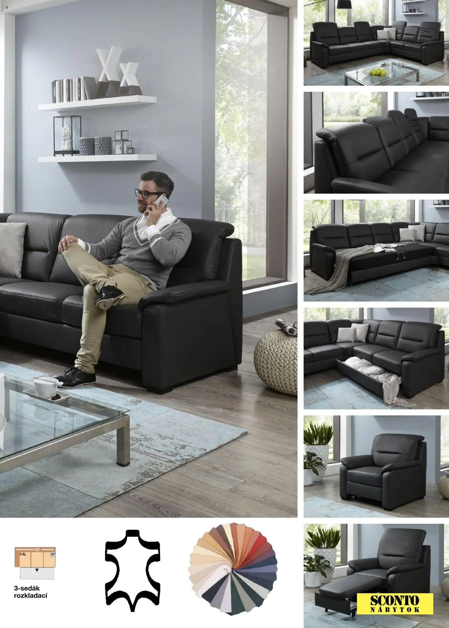 Nové Sconto nábytok akcie – leták je platný od 15.12.2025 | Strana: 39 | Produkty: Nábytok