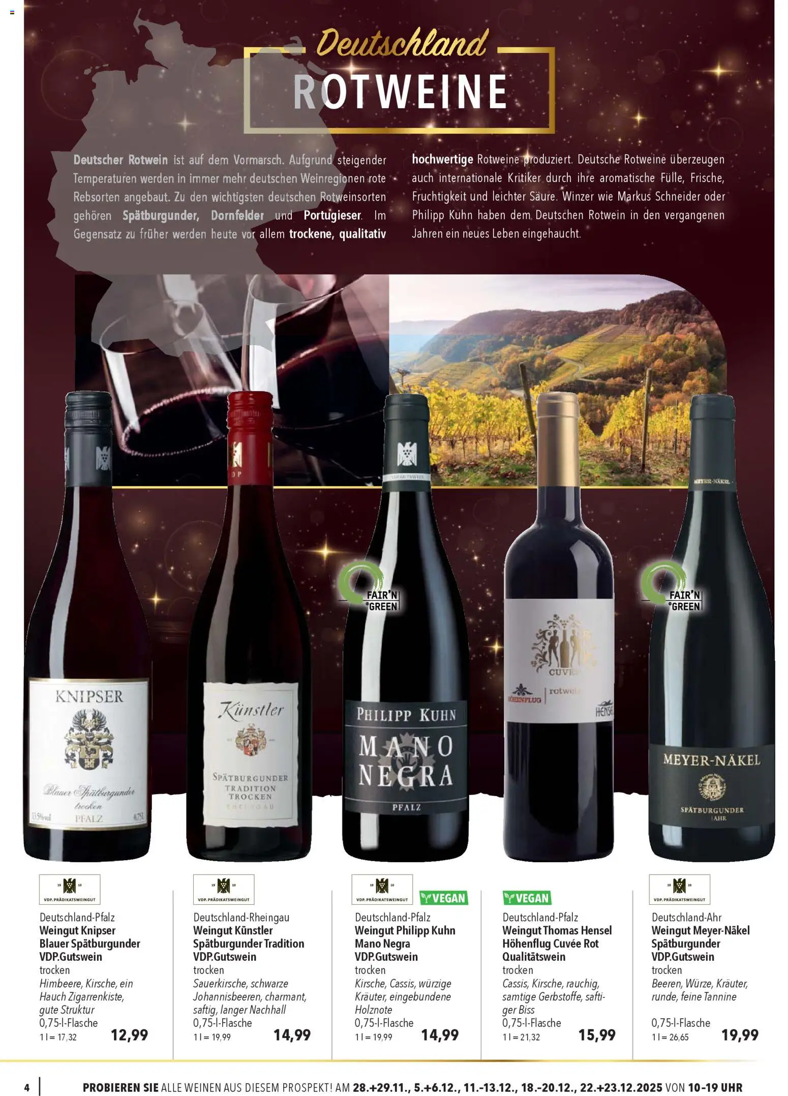 CITTI Markt - Weine zum Fest – gültig ab 26.11.2025 | Seite: 4 | Produkte: Rotwein, Uhr