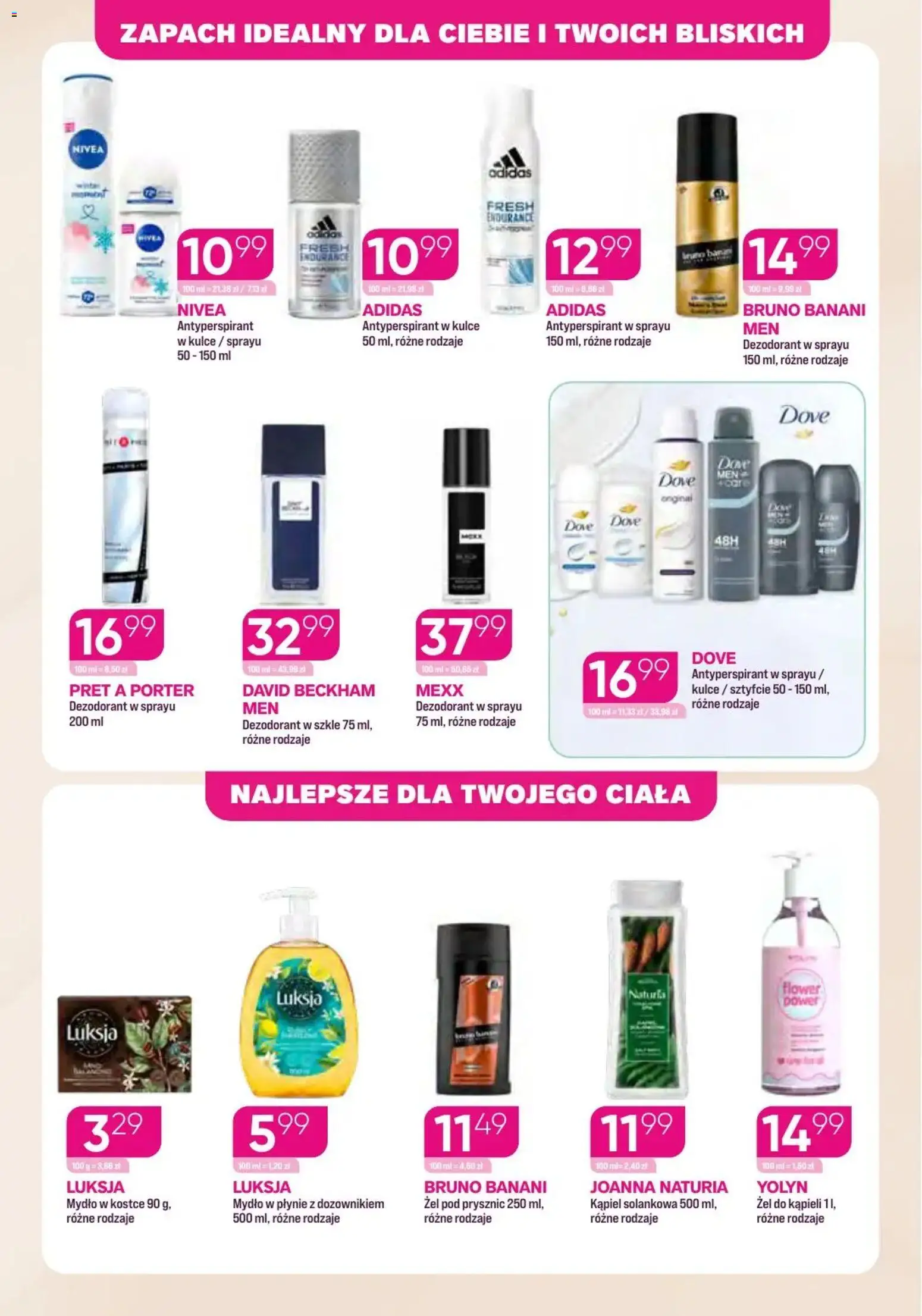 Koliber Gazetka od 10.11.2025 | Strona: 4 | Produkty: Mydło w płynie, Kąpiel, Zapach, Antyperspirant