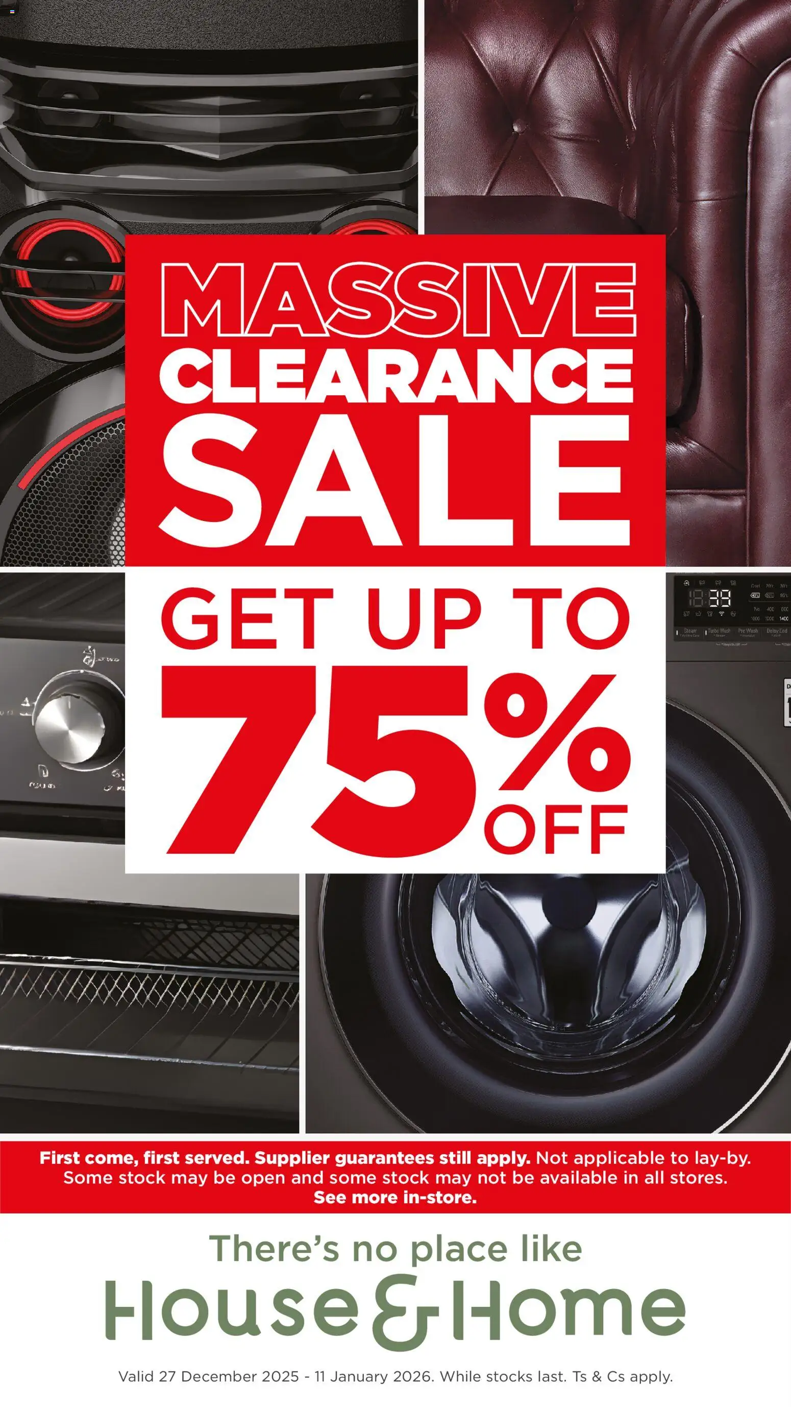 New House and Home catalogue – valid from 27.12.2025 | Page: 1 | Products: Stock