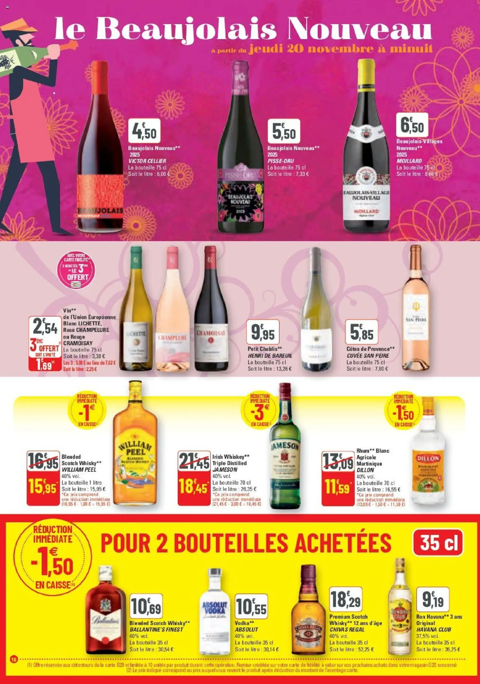 {H1} | Page: 16 | Produits: Vodka, Whisky, Vin, Beaujolais Nouveau