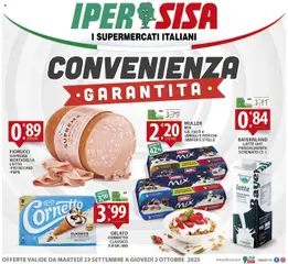Anteprima del volantino SISA Iper Crotone catalogo valido a partire dal 23.09.2025
