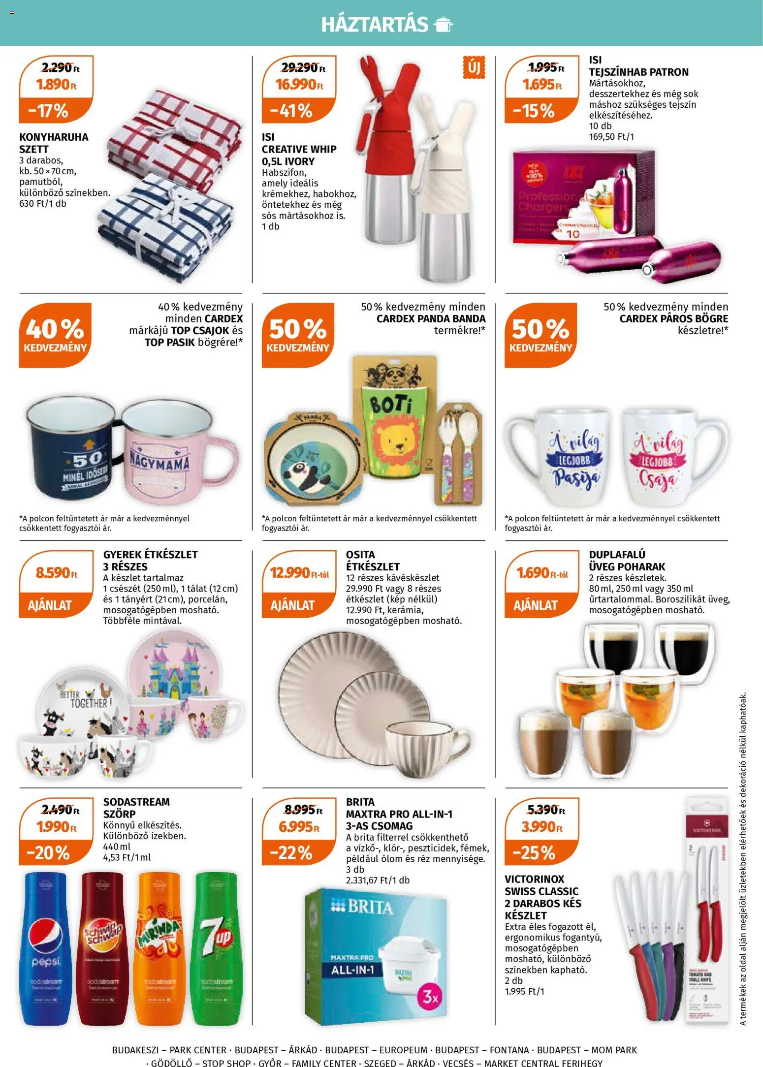 Müller akciós ujság - amely érvényes a következő dátumtól: 23.03.2026 | Oldal: 2 | Termékek: Poharak, Konyharuha, Tejszín, Dekoráció