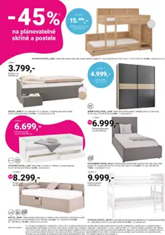 Náhled letáku Möbelix leták od 13.10.2025 | Strana: 8 | Produkty: Skříně, Postele, Karty, Skříň