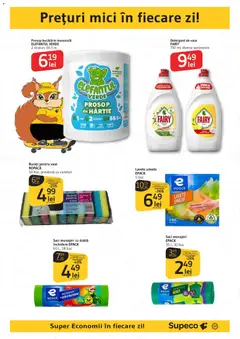 Ofertele Supeco valabile de la 08.01.2026 | Pagină: 13 | Produse: Saci menajeri, Bucătărie, Mici, Detergent