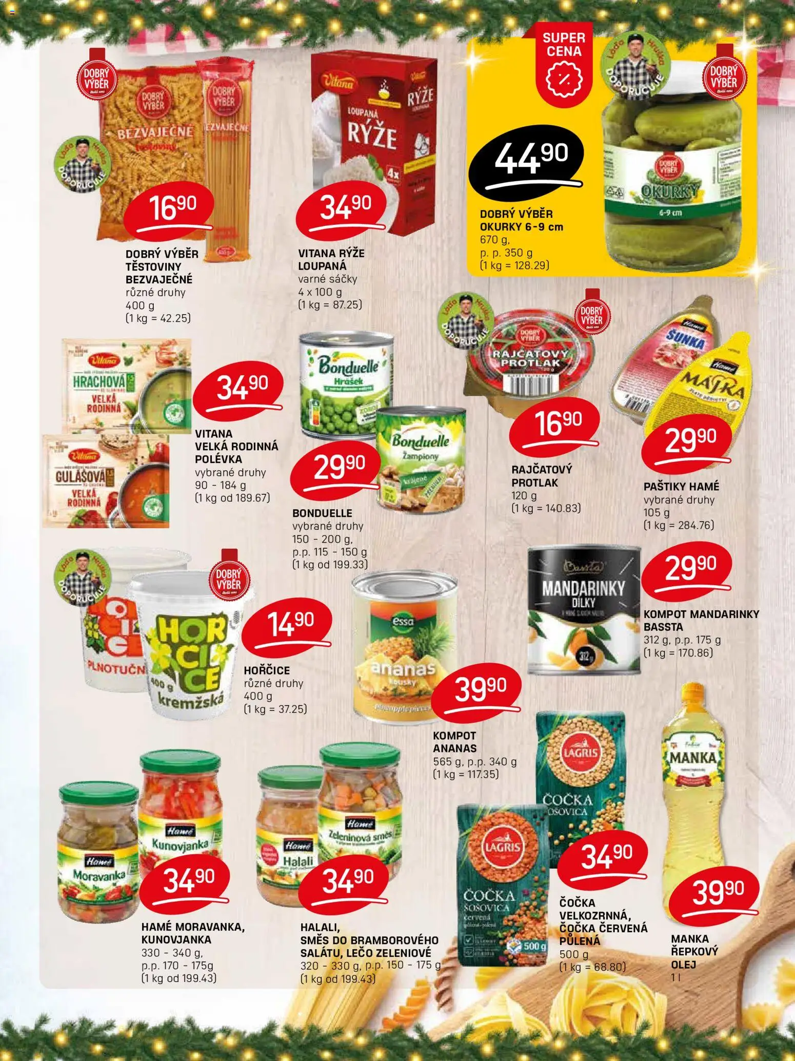 Flop leták od 17.12.2025 | Strana: 7 | Produkty: Šunka, Rýže, Těstoviny, Mandarinky