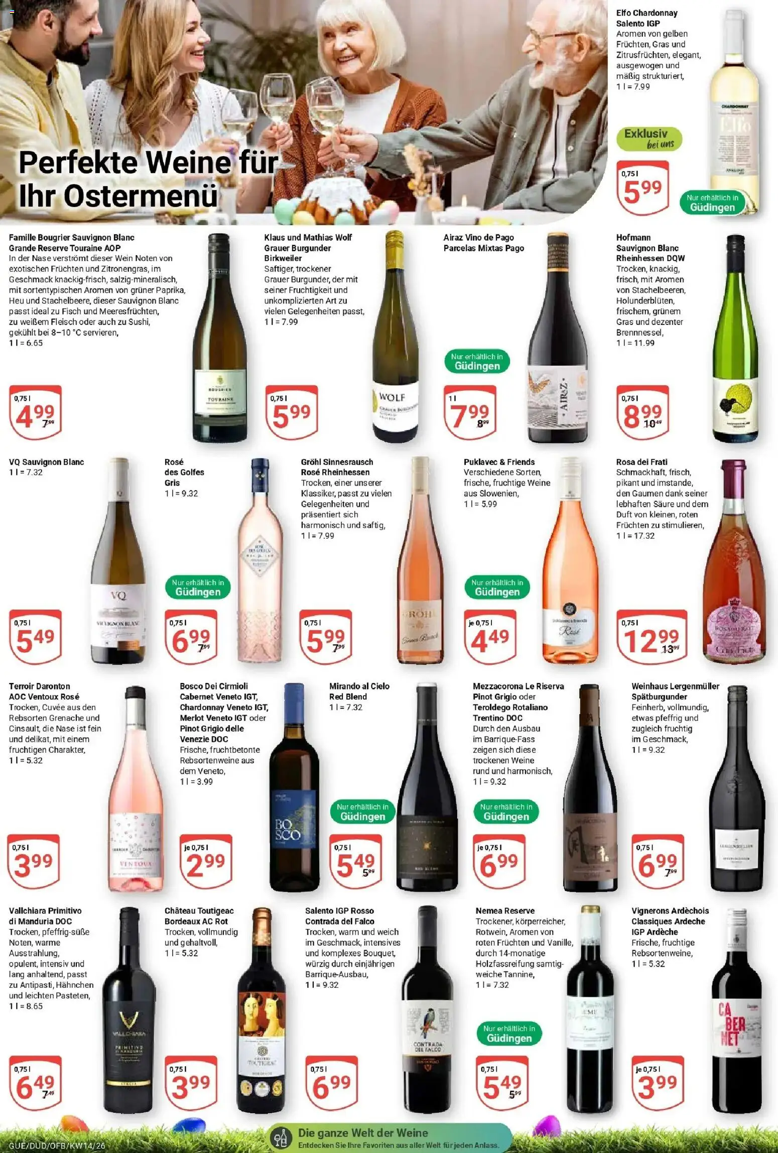 Globus prospekt Saarbrücken-Dudweiler	 – gültig ab 30.03.2026 | Seite: 22 | Produkte: Hahnchen, Merlot, Duft, Wein