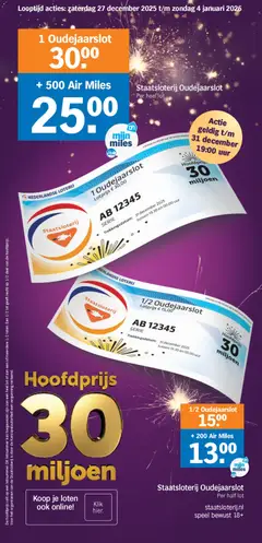 Albert Heijn - Folder week 1 - Voorbeeld van een folder van Albert Heijn, geldig van 27.12.2025 | Pagina: 2 | Producten: Kan