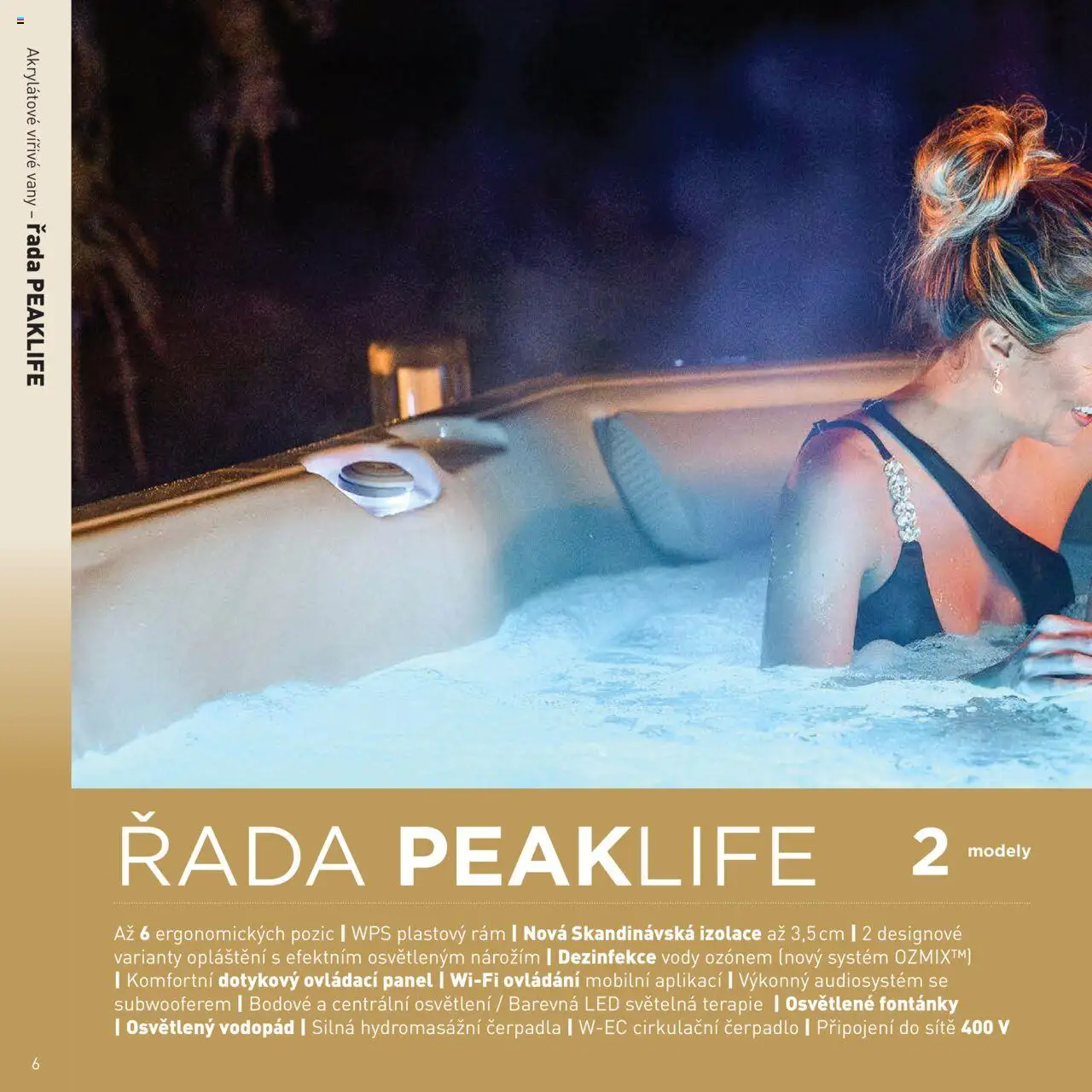 Mountfield katalog - Vířivky od 16.04.2025 | Strana: 6 | Produkty: Modely, Čerpadlo, LED