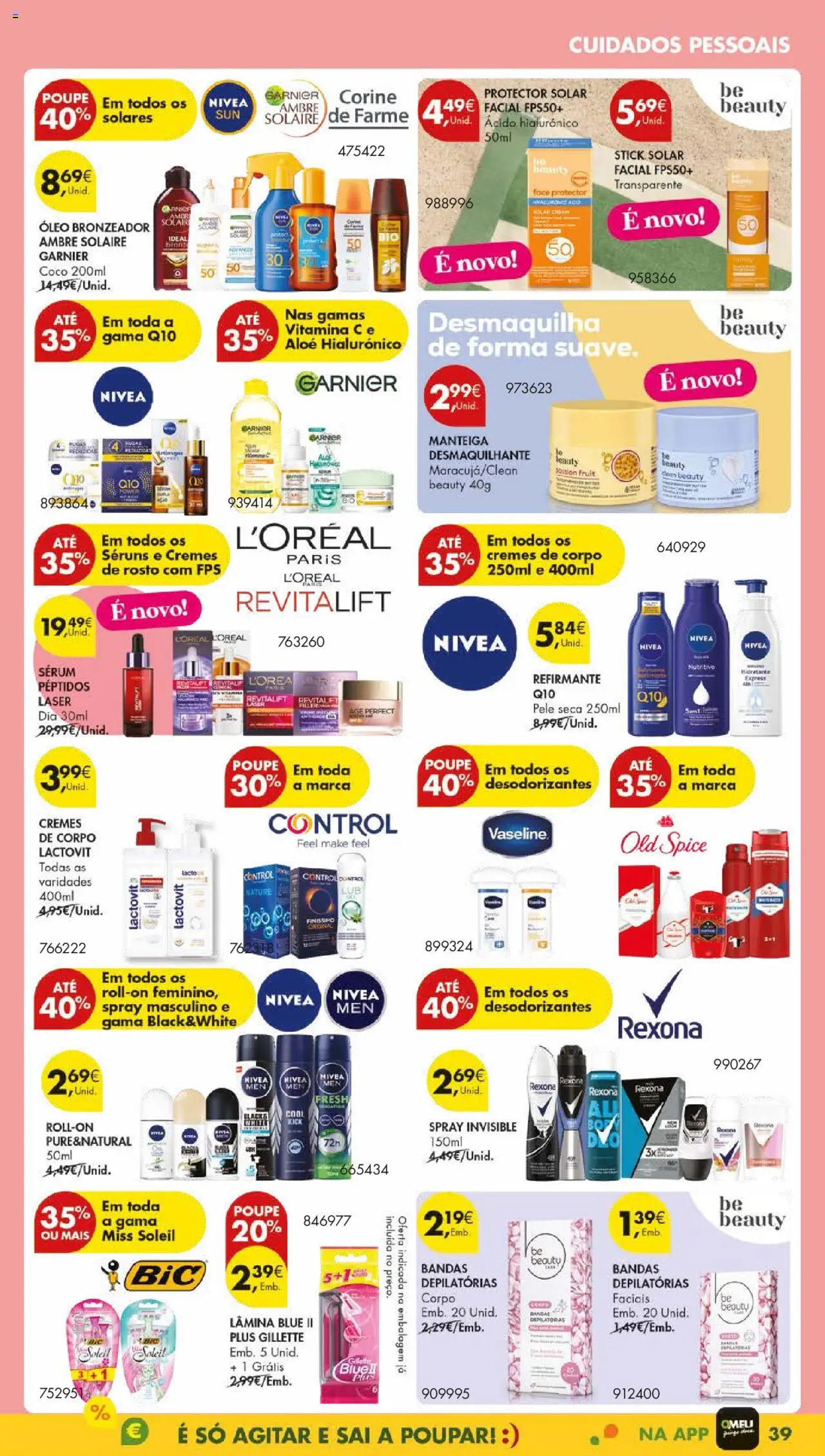 Pingo Doce folheto │ válido de 01.07.2025 | Página: 43 | Produtos: Bronzeador, Manteiga, Óleo, Vitamina c