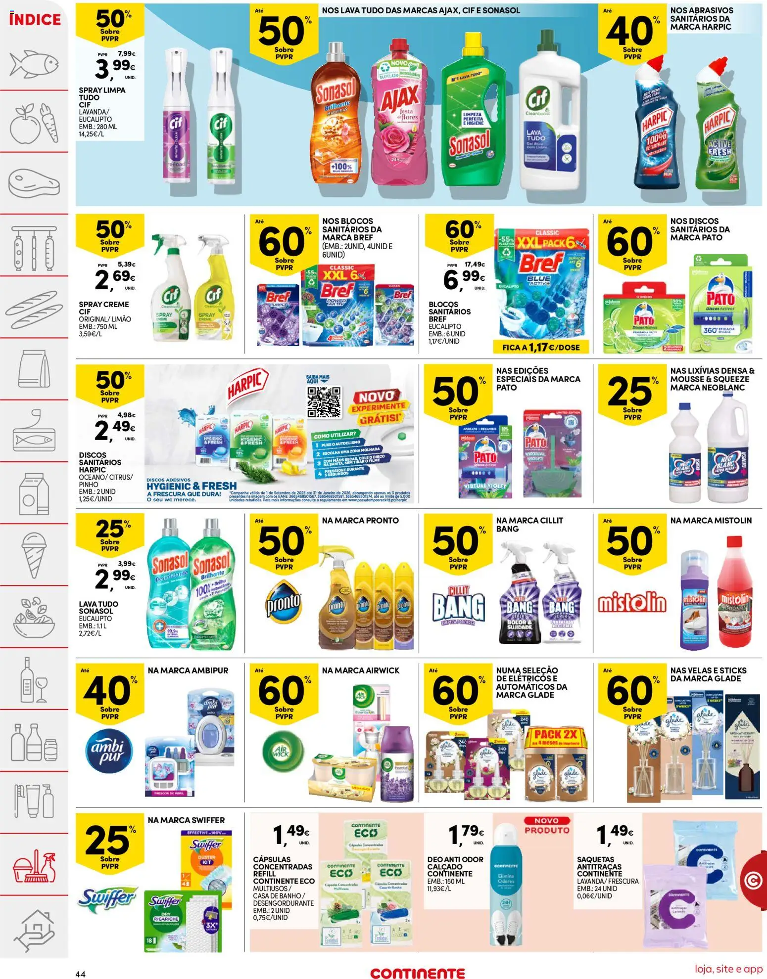 Continente folheto │ válido de 04.11.2025 | Página: 44 | Produtos: Flores, Casa de banho, Banho, Creme