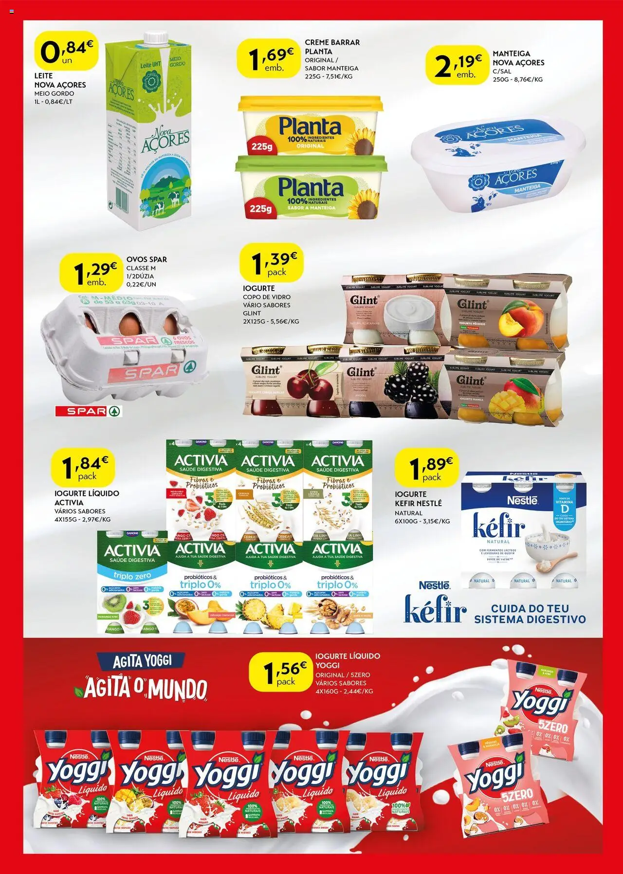 Spar folheto │ válido de 30.09.2025 | Página: 5 | Produtos: Leite, Iogurte, Cereais, Iogurte liquido