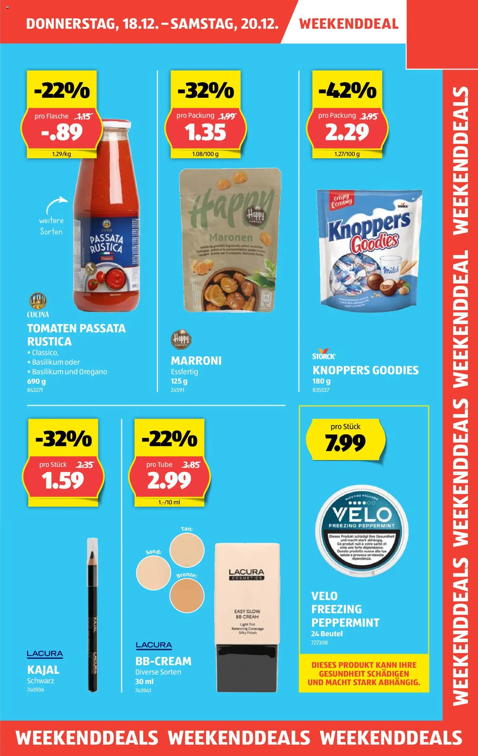 Aldi Aktionen – gültig ab 18.12.2025 | Seite: 17 | Produkte: Bb cream, Milch, Tomaten, Kajal