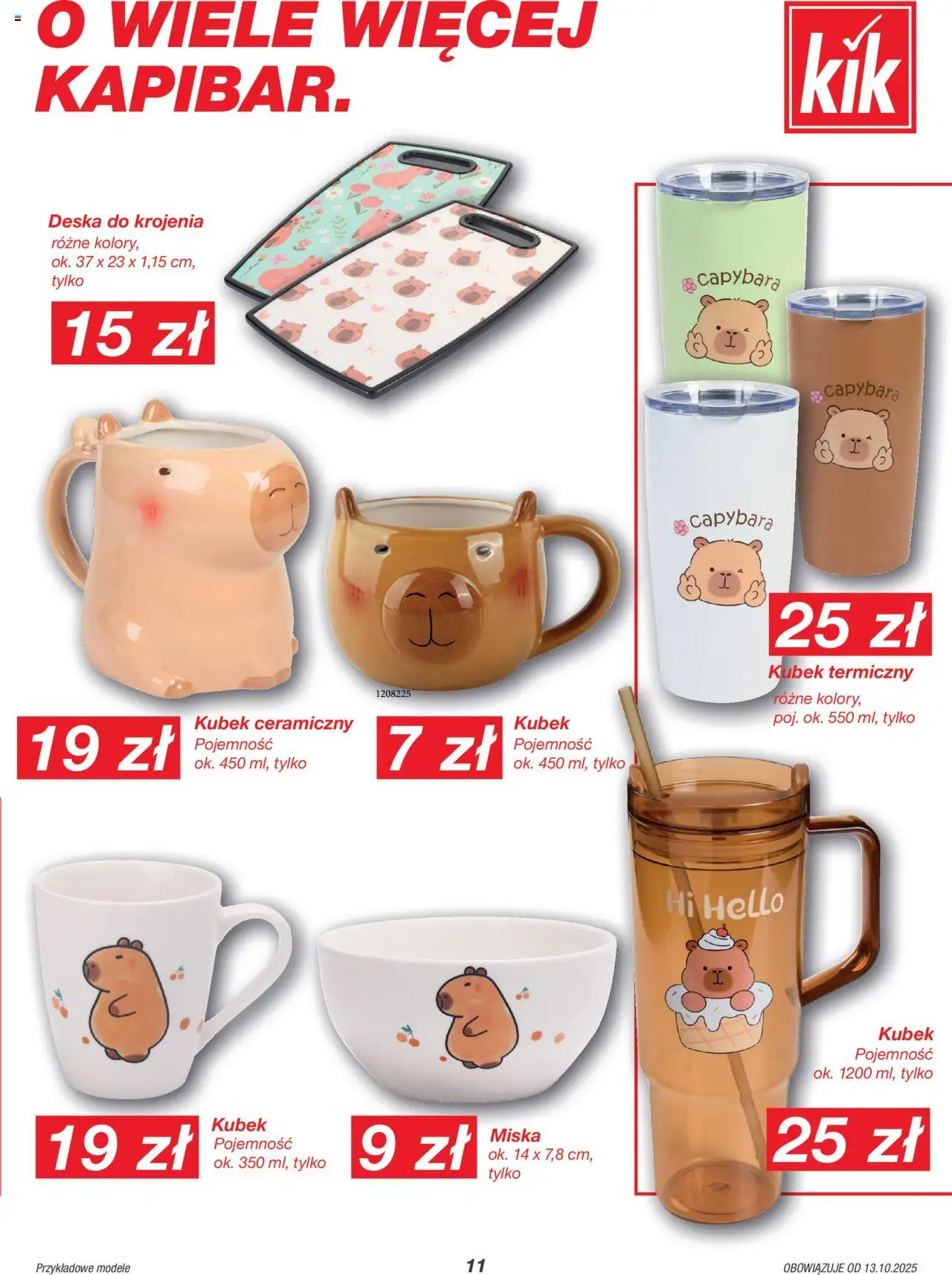 Kik Gazetka od 13.10.2025 | Strona: 11 | Produkty: Deska do krojenia