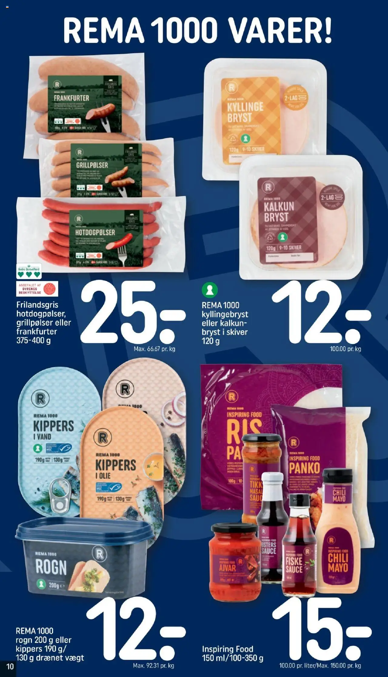 Rema 1000 Tilbudsavis gyldig fra 06.07.2025 | Side: 10 | Produkter: Olie, Ris, Kalkun, Aparelho de barbear