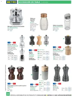 METRO - Prévisualisation de METRO - #CHR Équipement valide à partir de 01.01.2025 | Page: 326 | Produits: Sel, Poivre, Table, Chocolat
