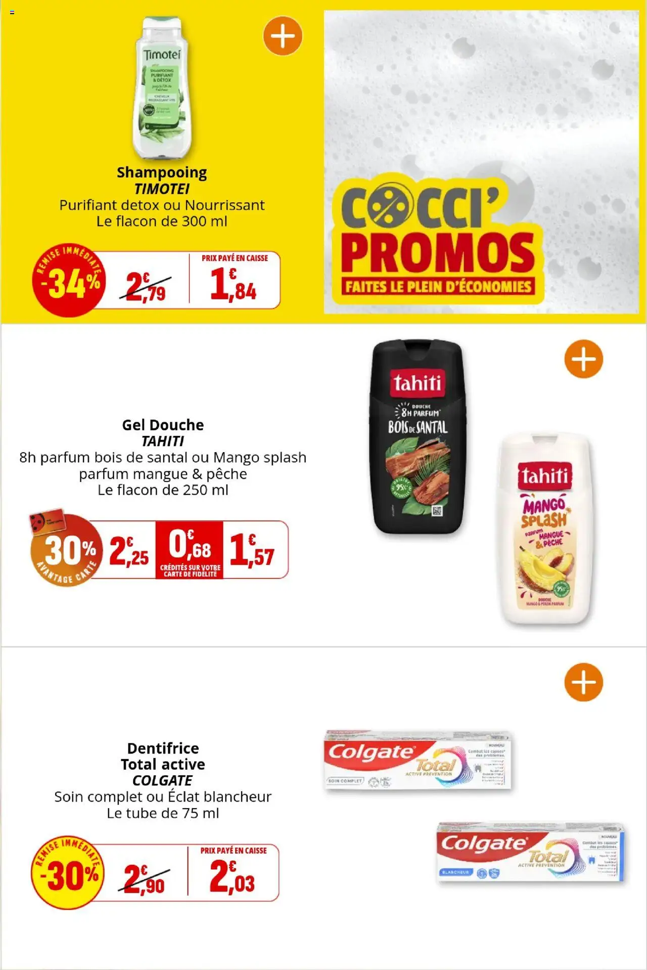  | Page: 37 | Produits: Parfum, Shampooing, Dentifrice, Douche