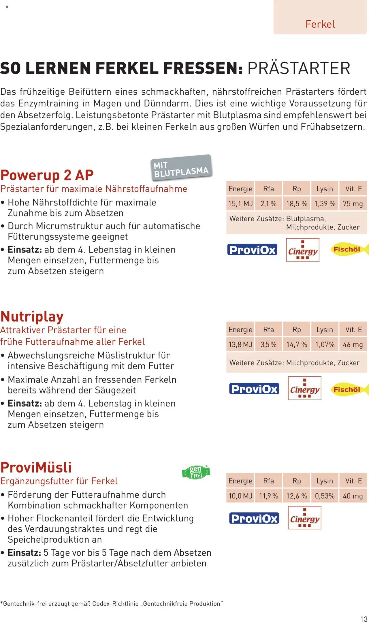 Lagerhaus Prospekt Zuchtsau & Ferkel gültig ab 14.03.2025 | Seite: 13 | Produkte: Zucker