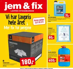 Forhåndsvisning av Jem & Fix kundeavis gyldig fra 22.02.2026