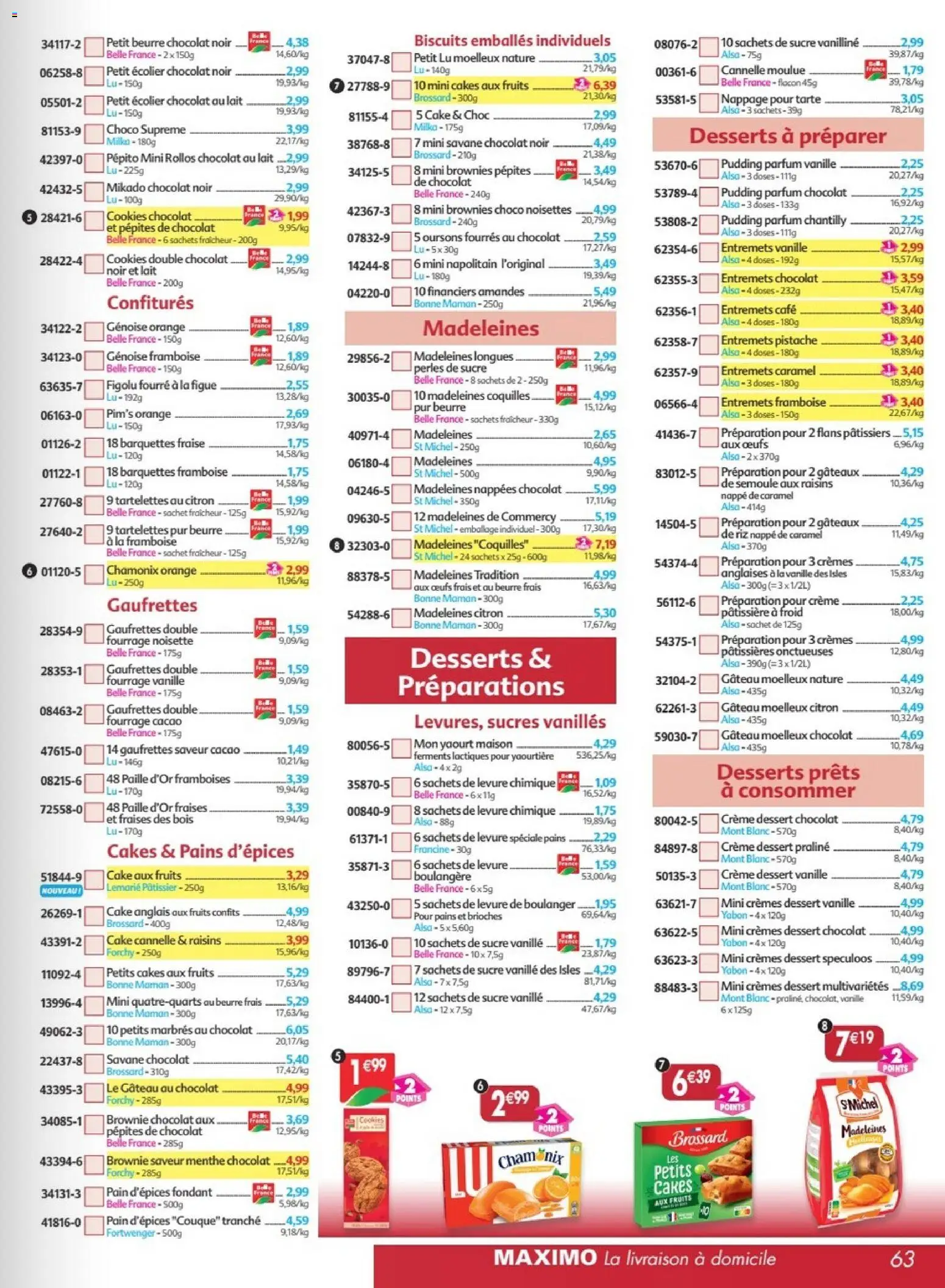 {H1} | Page: 63 | Produits: Figue, Noisettes, Lait, Crème