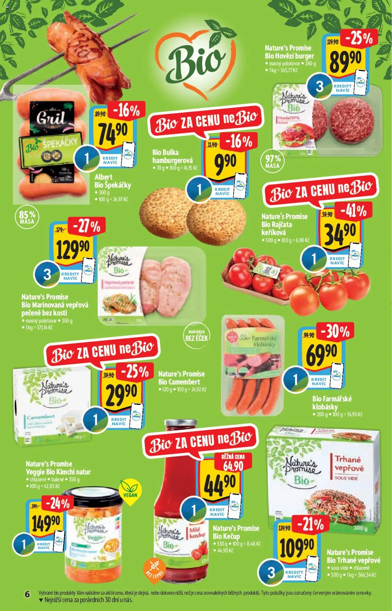 Albert katalog - Hypermarket od 04.06.2025 | Strana: 6 | Produkty: Veggie, Vegan, Burger, Špekáčky