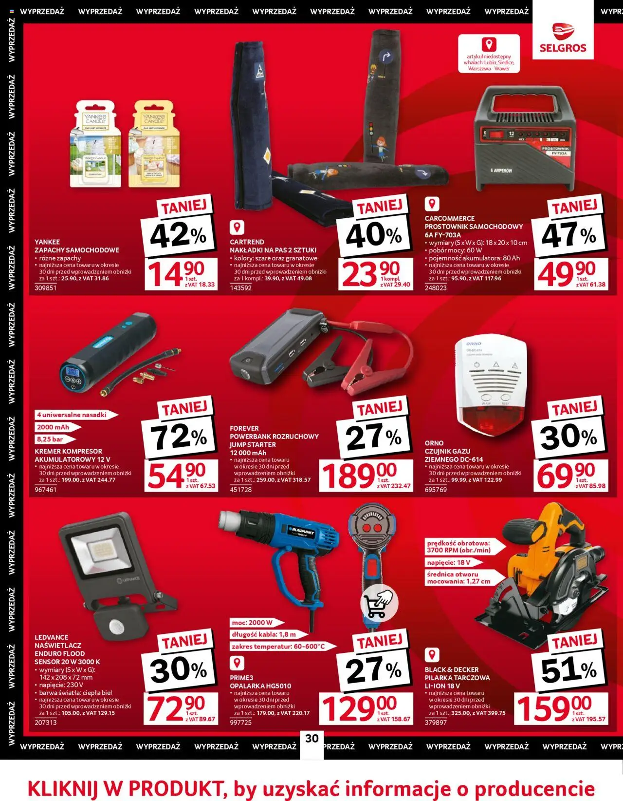 Selgros cash&carry Gazetka - Oferta przemysłowa od 05.06.2025 | Strona: 32 | Produkty: Starter, Powerbank, Prostownik, Prostownik samochodowy