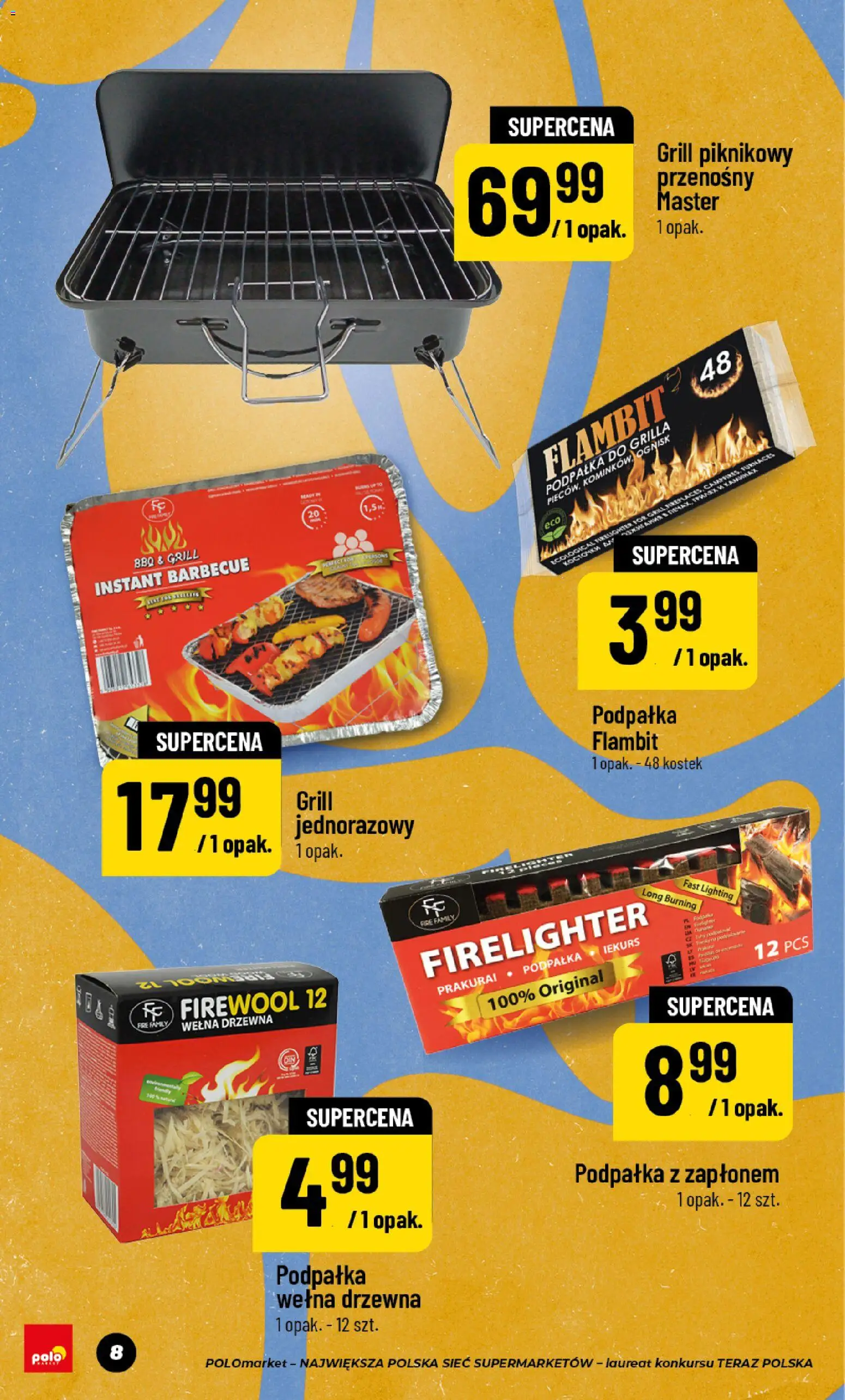 POLOmarket gazetka - Wiosna od 17.04.2026 | Strona: 8 | Produkty: Grill