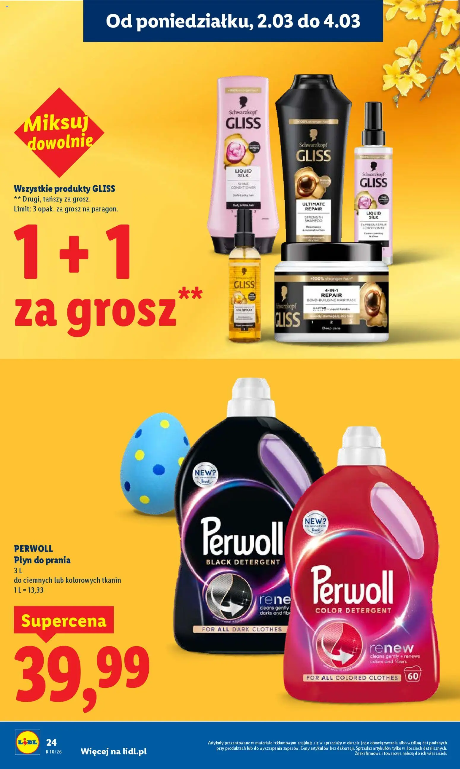 Lidl Polsko leták od 02.03.2026 | Strana: 24 | Produkty: Perwoll