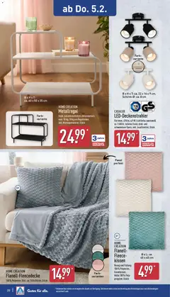 Aldi Prospekt 	 ab 02.02.2026 gültig | Seite: 22 | Produkte: Hülle, Kissen, Home creation