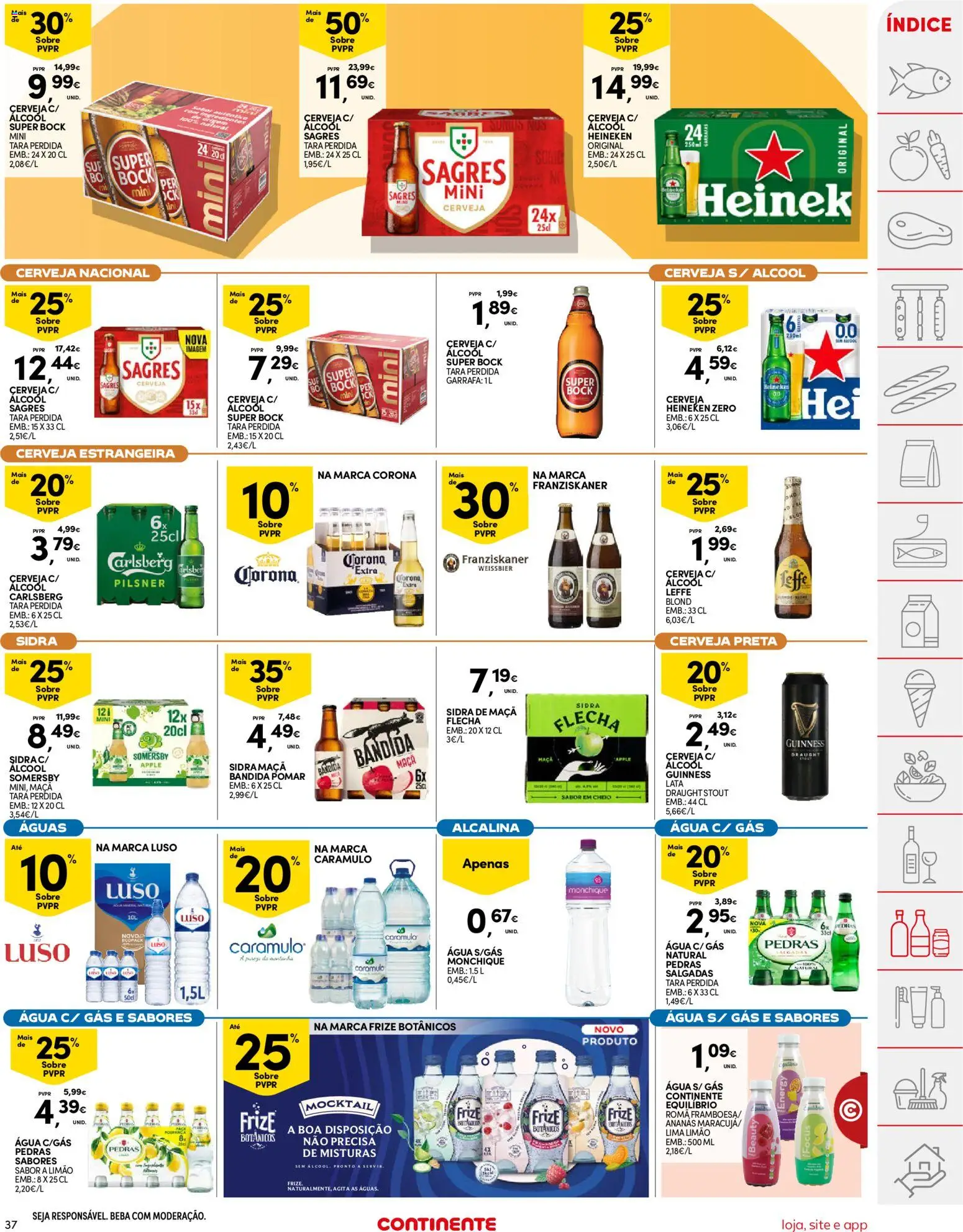 Continente folheto │ válido de 07.04.2026 | Página: 37 | Produtos: Super bock, Maça, Cerveja, Somersby