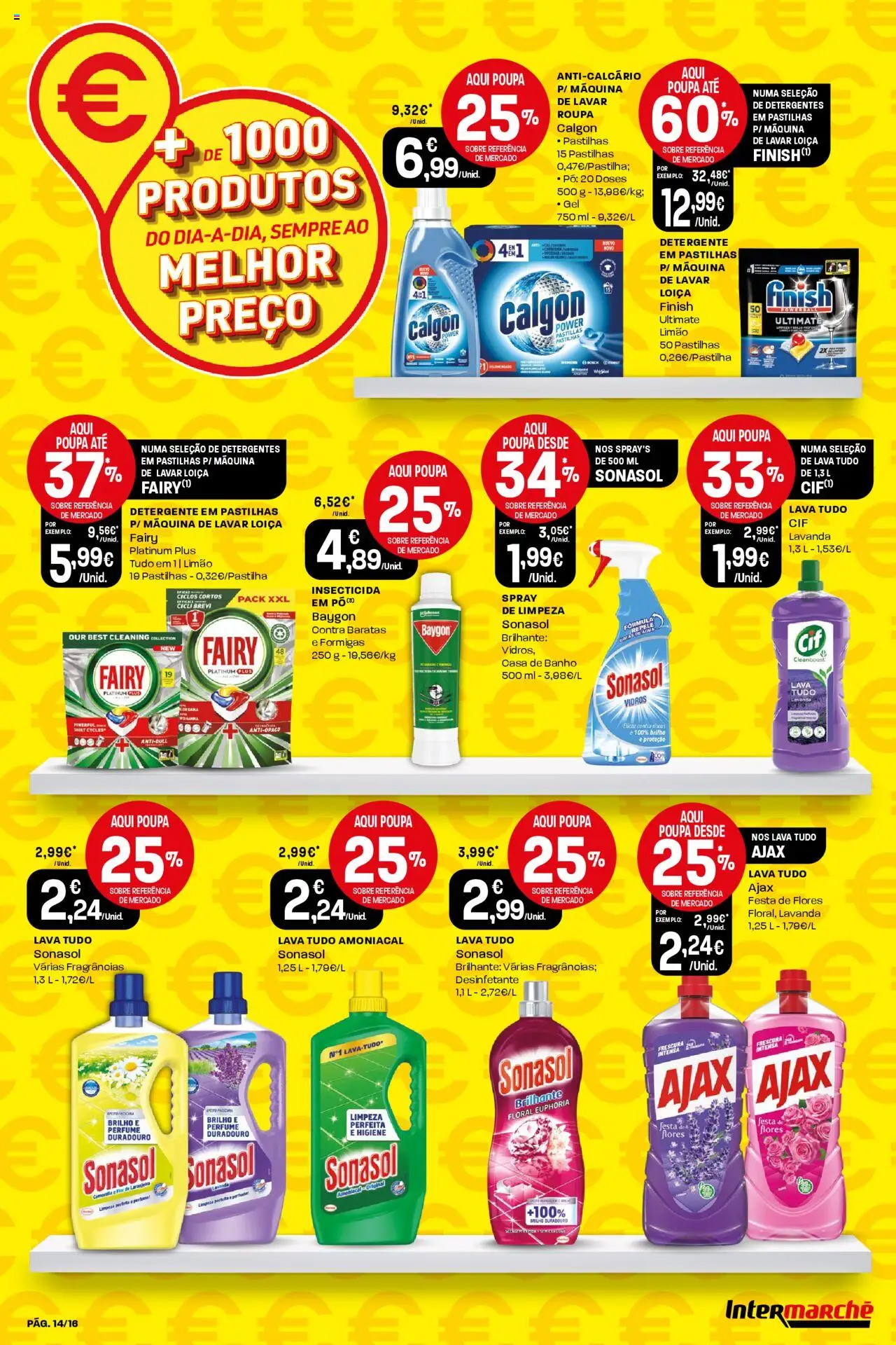 Intermarché folheto │ válido de 31.07.2025 | Página: 14 | Produtos: Perfume, Pó, Detergente, Casa de banho