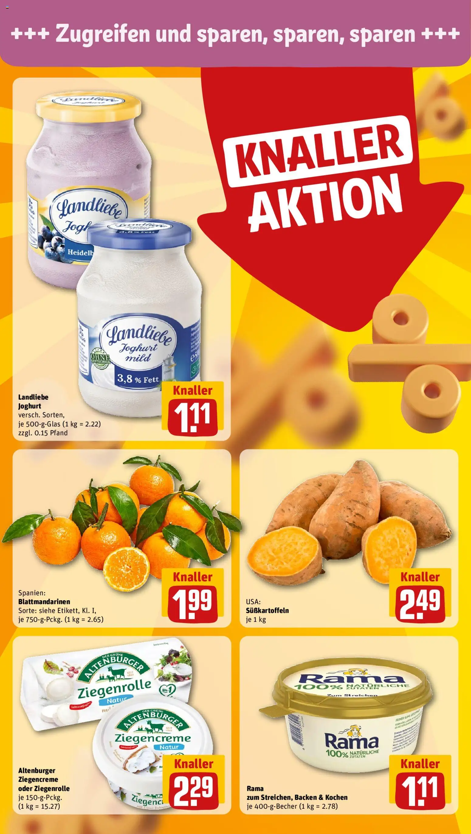Rewe ihr Kaufpark Prospekt 	 – gültig ab 19.01.2026 | Seite: 16 | Produkte: Rama, Joghurt, Landliebe joghurt