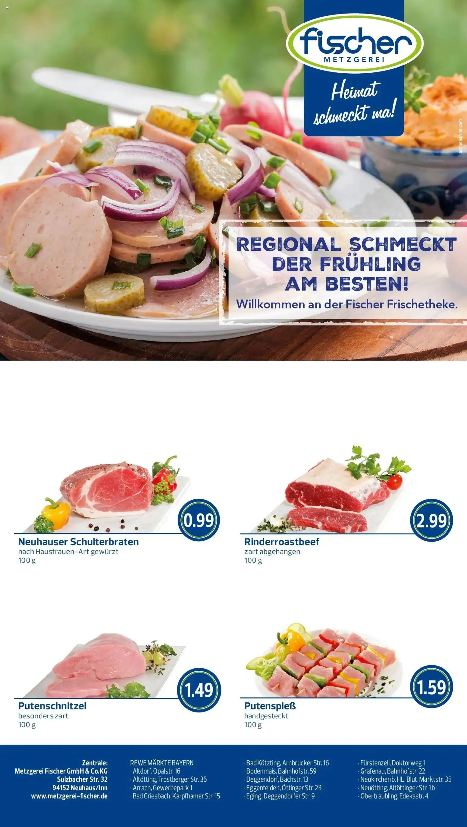 Rewe Prospekt Bad Griesbach	 – gültig ab 15.03.2026 | Seite: 10 | Produkte: Bad, Schnitzel, Putenschnitzel