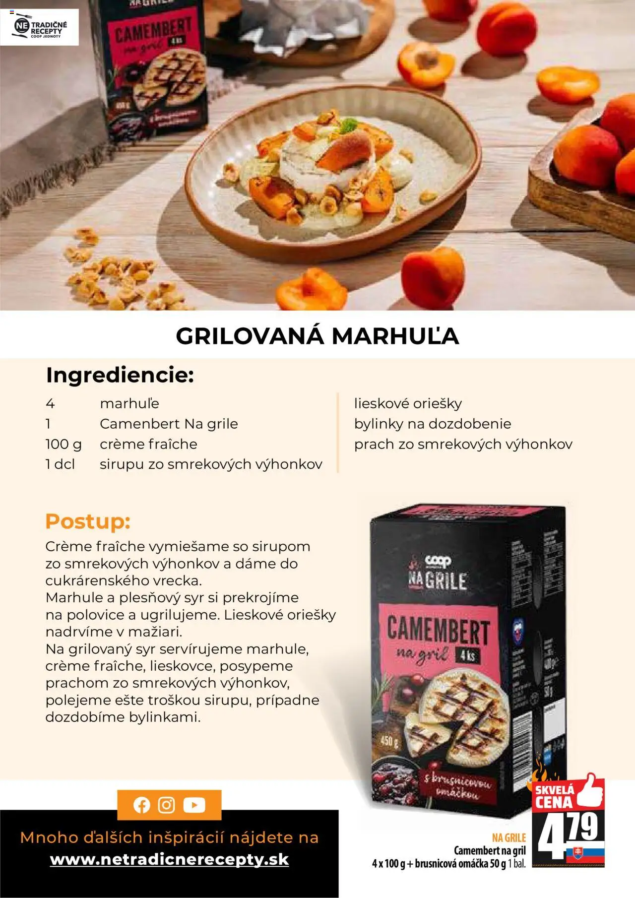 COOP Jednota široká ponuka │ platný od 24.07.2025 | Strana: 31 | Produkty: Gril, Omáčka, Marhule