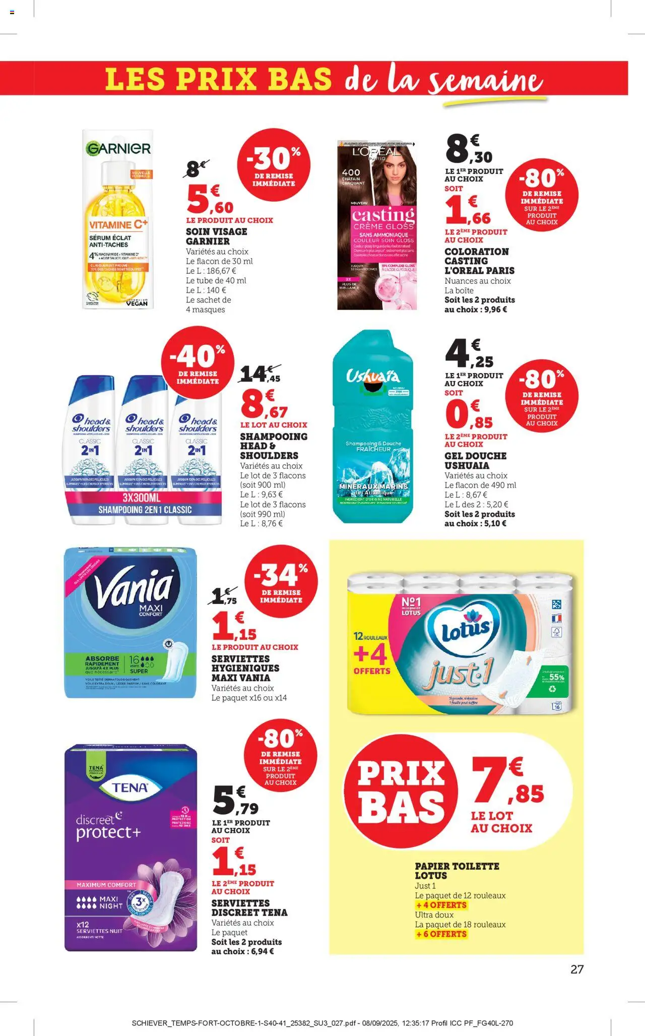 {H1} | Page: 27 | Produits: Parfum, Shampooing, Douche, Crème
