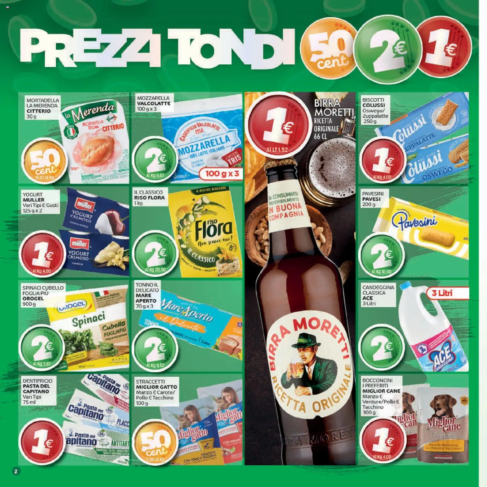 Volantino CRAI del 22.01.2026 | Pagina: 2 | Prodotti: Yogurt, Manzo, Tacchino, Tonno