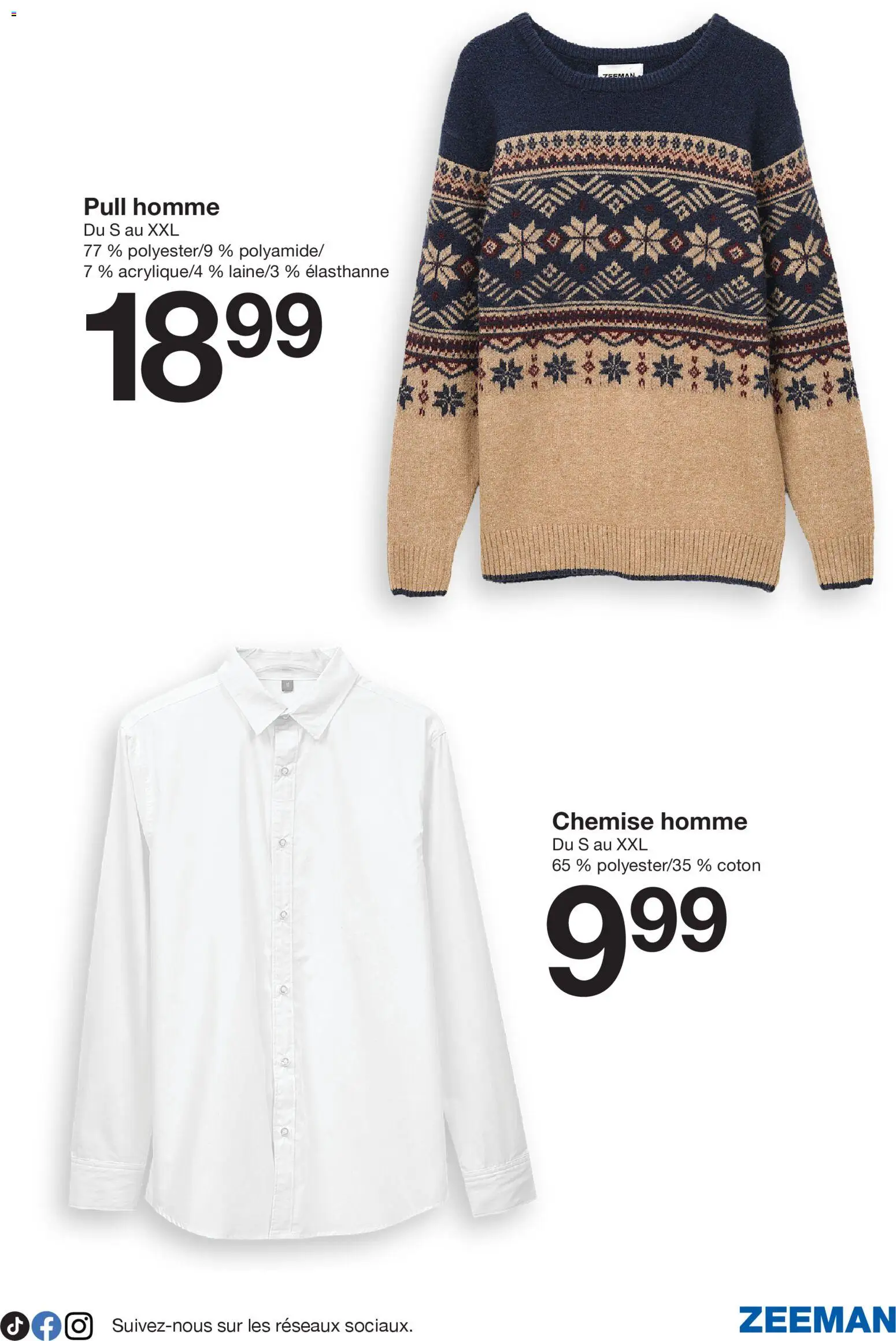 {H1} | Page: 13 | Produits: Coton, Chemise, Pull