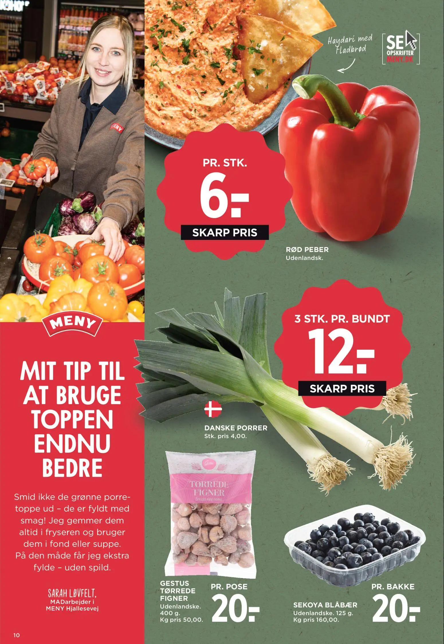 Meny tilbudsavis – gyldig fra 24.10.2025 | Side: 10 | Produkter: Blåbær, Peber, Figner, Lingerie