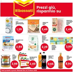 Anteprima del volantino Interspar volantino valido a partire dal 16.03.2026 | Pagina: 32 | Prodotti: Formaggio, Bibite, Feta, Miele