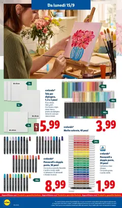 Volantino Lidl del 15.09.2025 | Pagina: 44 | Prodotti: Pennello, Pennarelli